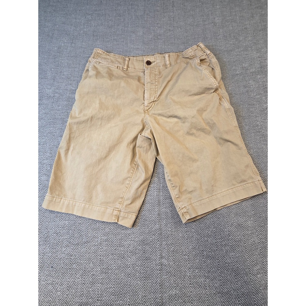 American Eagle Chino Shorts Mens 33 Tan Ne(x)t Level Flex Stretch Hiking Outdoor